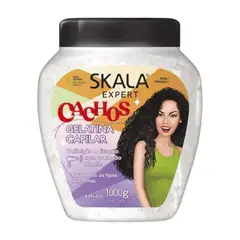 SKALA - Gelatina Expert Mais Cachos 1000ml Hidrata Brillo Antifrizz Fijación Flexible Define