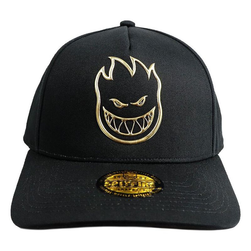 SPITFIRE - Gorro Spitfire Snapback Curvo Big Head Negro