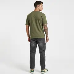 D'JOE - Pantalon Jeans Cargo Hombre Mosaico