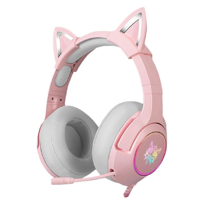 ONIKUMA - Audifonos Gamer Onikuma K9 Cat Pink 3.5