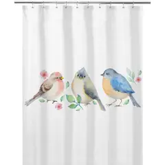 TUYO PRINT - Cortina de Baño Pajaritos - - 180x180 cm