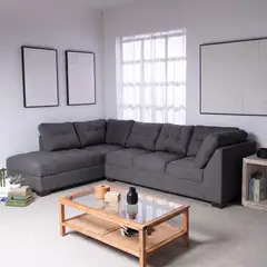 MUEBLES MPR - Sofá Seccional Edimburgo Chenille Chaise Long Izquierdo