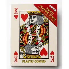 GENERICO - Cartas Gigantes De Poker Baraja Jumbo 12x17 Cm