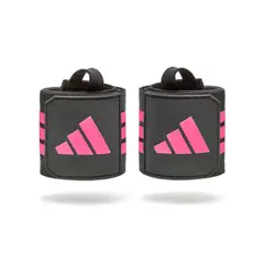 ADIDAS - Muñequeras Fitness Negro/Rosado