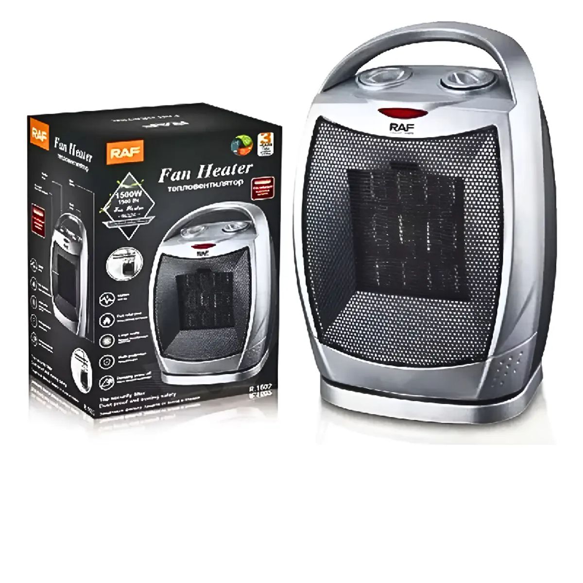 GENERICO - TERMOVENTILADOR CERÁMICO PORTÁTIL MODELO R1603