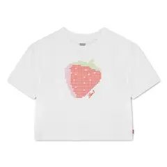 LEVIS - Polera Niña MC Graphic Blanco