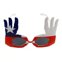 GENERICO - Lentes bandera de Chile 12x15cm 61630