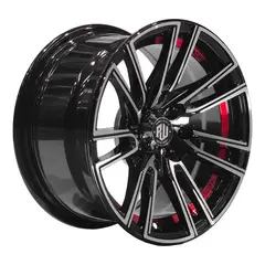 GENERICO - Set 4 Llantas 4X100/4X114 20 EtCHUKYO BM-UC-RED
