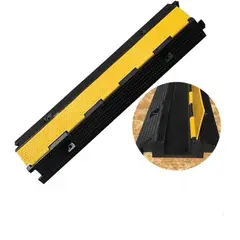 GENERICO - Pasa Cables , Protector De Cable Eléctrico 2 Canales