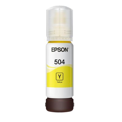 Epson Botella De Tinta Ecofit Color Amarillo T504