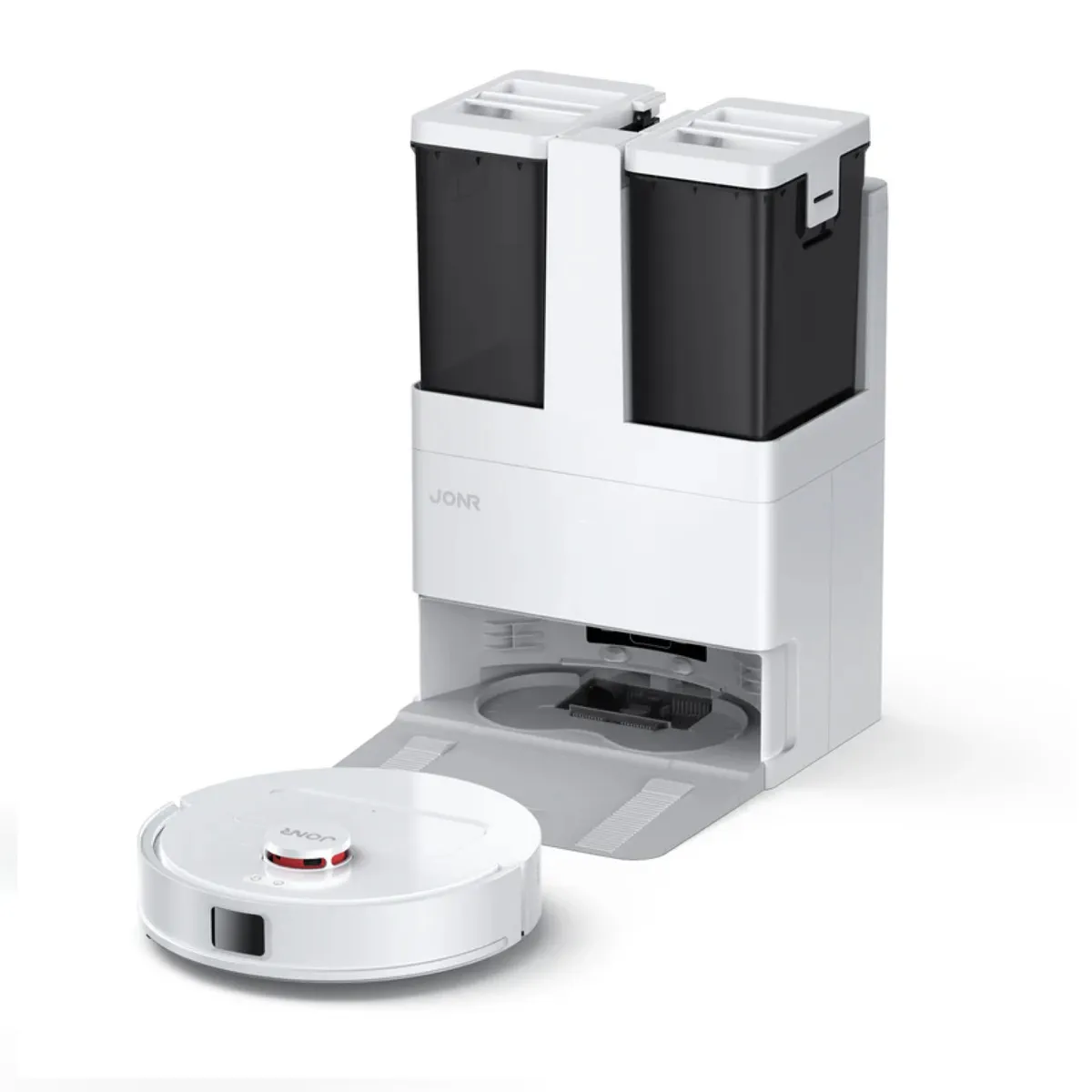 JONR - Robot aspiradora JONR T5 Lite con base de secado y lavado de mopa 8000PA Open Box