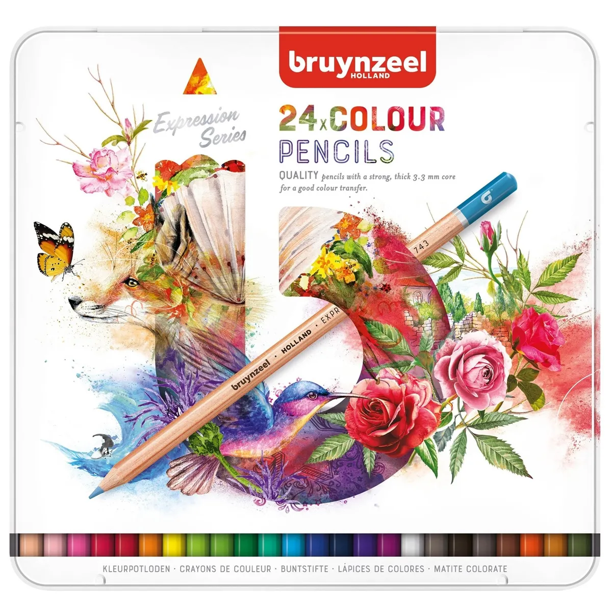 BRUYNZEEL - Lápices bruynzeel 24 col holandeses