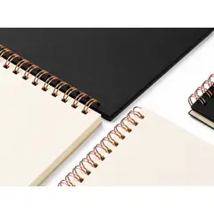 GENERICO - Croquera Tirlinea Art Papel Ahuesado con Espiral Ideal para Dibujo, Bocetos e Ilustración