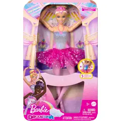 BARBIE - Fantasía Muñeca Bailarina Luces Brillantes Tutú Rosa mattel