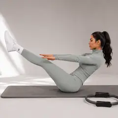 GENERAL - Conjunto Deportivo Premiun Chaqueta con Cierre + Calza Flare de Cintura Alta
