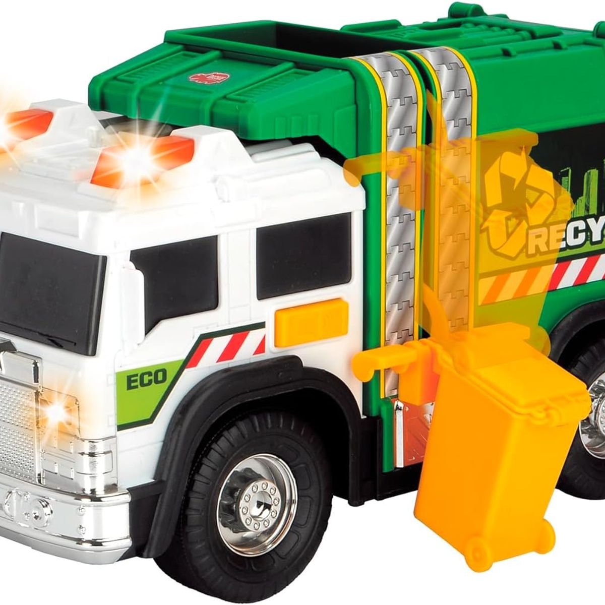 Dickie Toys - Camion Basurero Dickie Premium con luces y sonidos Dickie