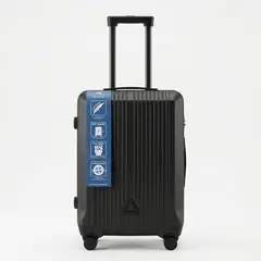 AMELIA - Maleta De Viaje Mediana 15 Kilos Plastico Resistente Rigidas Rueda 360
