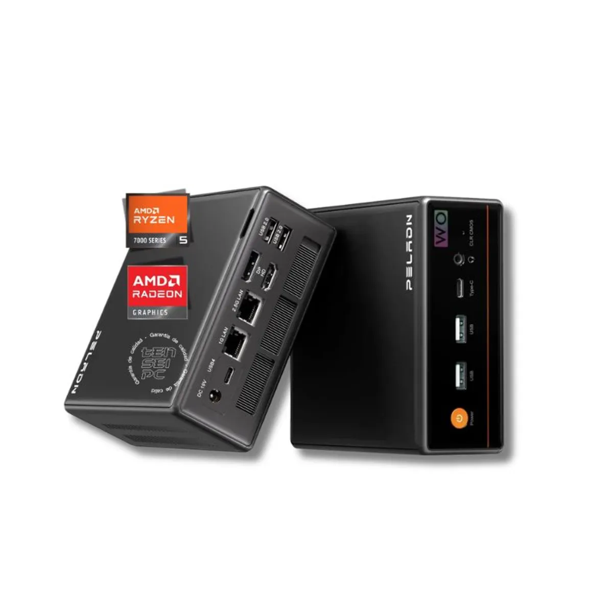 PELADN - Mini Pc Peladn WO4 AMD Ryzen 5 7640HS 16GB DDR5 512GB SSD Radeon 760M