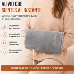 MOVI - Almohadilla Térmica. Calor Terapéutico para Aliviar el Dolor y Relajar tu Cuerpo