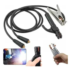 AMBM SHOP - Juego De Cables Para Soldadora 160a-200a Profesionales 1.5 M