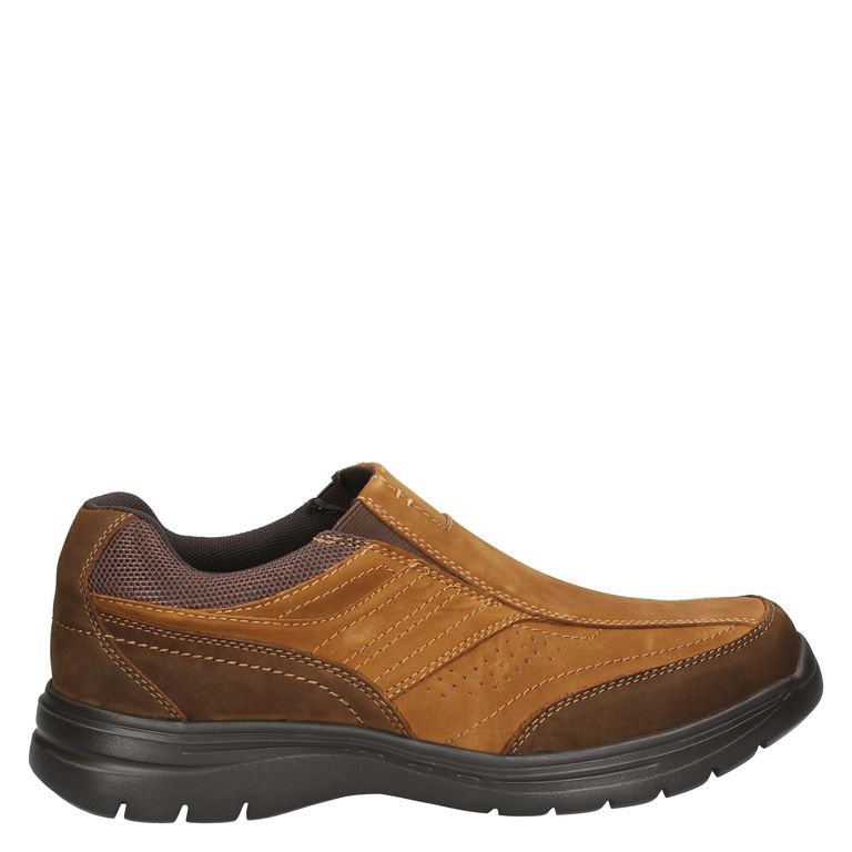 Zapato Casual Hombre Cuero Café