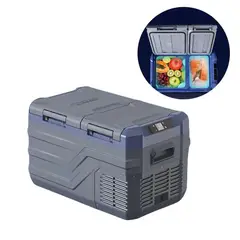 GENERICO - Mini Cooler Refrigerador Nevera Electrico Portatil 35l Gris Gris