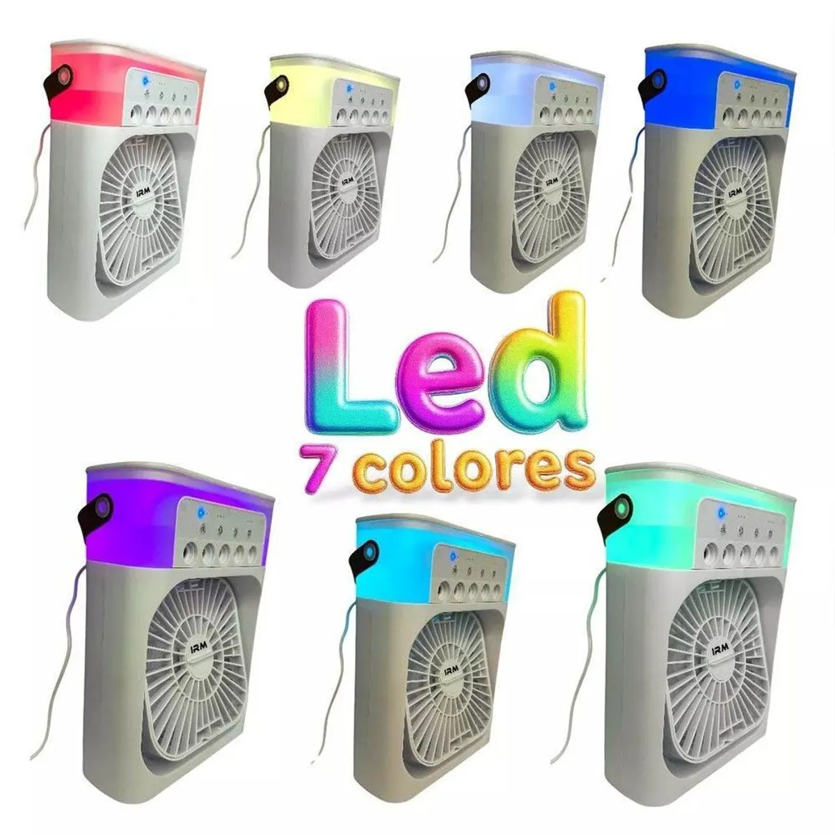 Ventilador Humificador Usb Dormitorio Oficina Aire Frio 13.5 Celeste, marca GENERICO - Foto 2