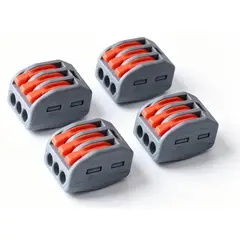 AMBM SHOP - 100 Und Pack Conectores Eléctrico Rápido 2 Entradas