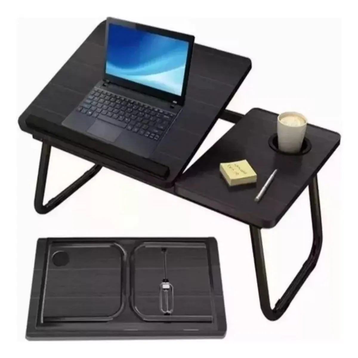 Mesa Cama Portátil Plegable Para Laptop Soporte Altura Ajust, marca GENERICO - Foto Principal