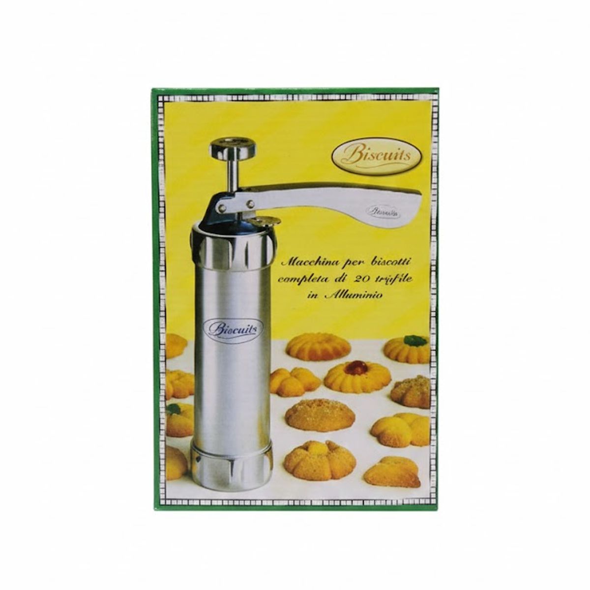 GENERICO - Maquina De Hacer Galletas 20 Formas, Aluminio, Repostería