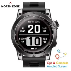 NORTH EDGE - Reloj Smartwatch FIT 3 GPS Sport Outdoor