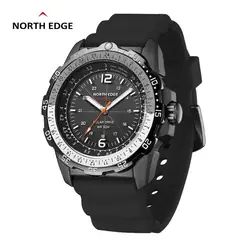 NORTH EDGE - Reloj Táctico Hombre EVOQUE-2 BLACK SOLAR Sport Outdoor Militar