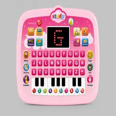 GENERICO - Computadora Educativa Study Piano Letras Numero Juguete