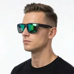 NOVY - Gafas Lentes De Sol Deportivas UV400 + Estuche y paño Negro