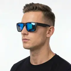 NOVY - Gafas Lentes De Sol Deportivas UV400 + Estuche y paño Negro