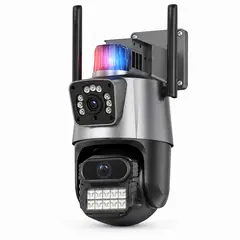 DOPA - Cámara De Seguridad Wifi Exterior 6mp Con Doble Lente