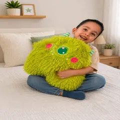 TODOHOGAR SANTIAGO DE CHILE - Peluche Monstruo Verde De Felpa Extra Suave 45 Cm