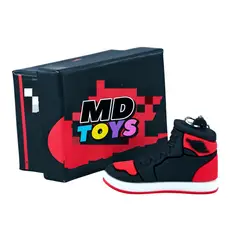 GENERICO - Llavero Zapatilla Basket Generica Goma Con Caja Regalo