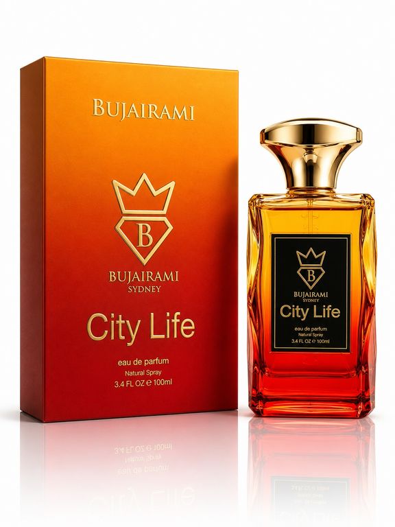 Bujairami - City Life Perfume Unisex EDP 100 ml Premiun Australiano 100 ML