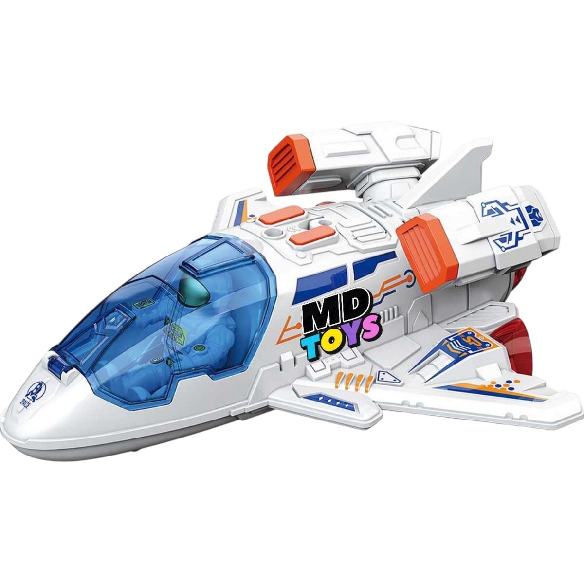 GLORY BRIGHT - Nave Espacial Con Astronautas Luzsonido Spaceship Adventure