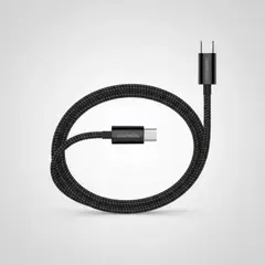 DAEWOO - Cable Usb Carga Rápida 60w Usb-cusb-c De 1.8m Dwcc60bk Negro