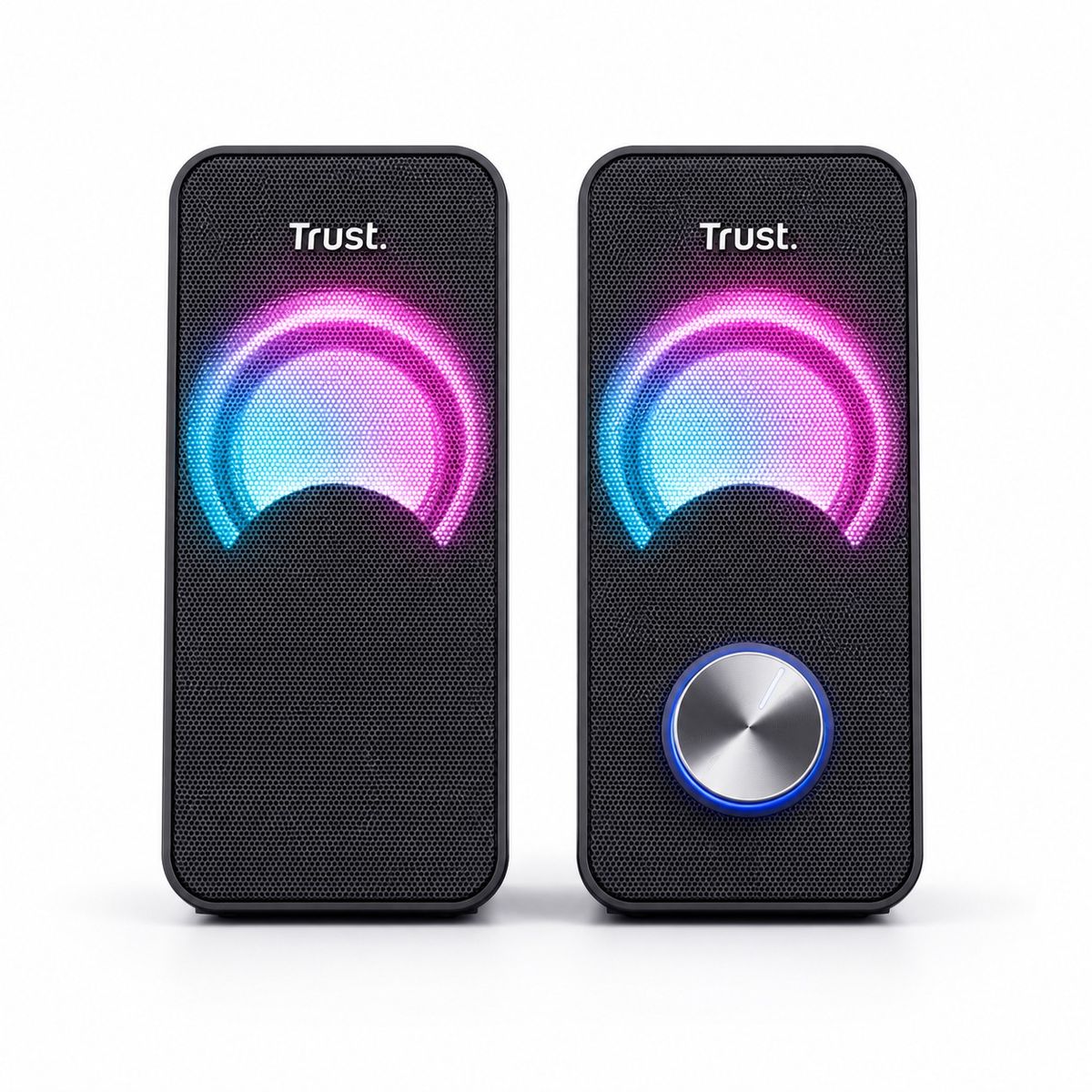 TRUST - Parlantes USB con Luces RGB de 12W de Escritorio Trust Arys