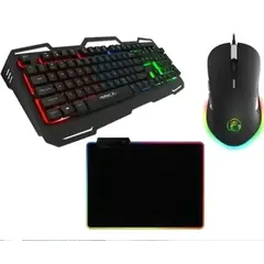 IMICE - Kit Gamer Teclado Ak-400 + Mouse X6 6400dpi+ Pad S Rgb