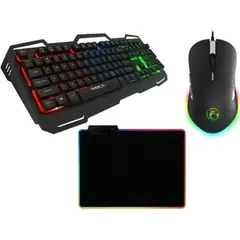 IMICE - Kit Gamer Teclado Ak-400 + Mouse X6 3200dpi+ Pad Rgb S