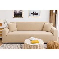 GENERICO - Funda Elástica para Sillón de 3 Cuerpos Ajustable Protector de Sofá Lavable Antideslizante