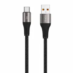 GENERICO - Cable Carga Rapida y Datos Tipo C 1m 3a V8 Trenzado Vidvie