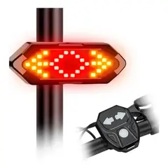 DEFENSOR FOREVER - Luz Trasera De Bicicleta Con Mando Señalizador Para Viraje