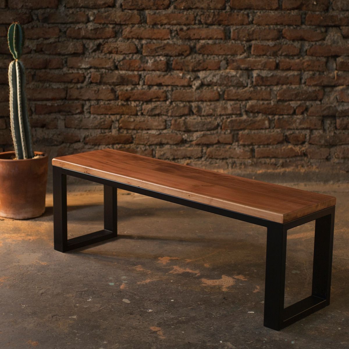 GENERICO - Banca Fierro Kahi Roble Demolición 180X35 Cm