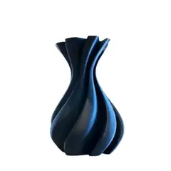 GENERICO - Decoración Elegante Prints Patro - Jarrón Lyra Azul