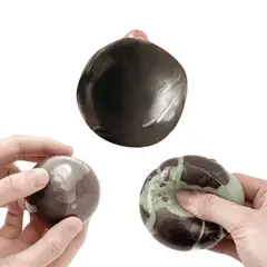 GENERICO - Pelota Antiestrés Squishy Crujiente de Cera Juguete Sensorial ASMR Color Chocolate